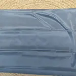 Grey and pink border pure crepe silk saree 120gsm